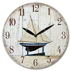 RELOJ DE PARED MDF BARCO. D28.8x3.5CM
