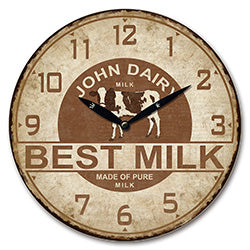 RELOJ DE PARED MDF D28.8*3.5CM BEST MILK