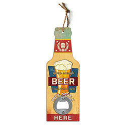 DESTAPADOR MDF/HIERRO 7X1X20CM VASO BEER