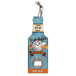 DESTAPADOR MDF/HIERRO 7X1X20CM IS IT BEER O'CLOCK