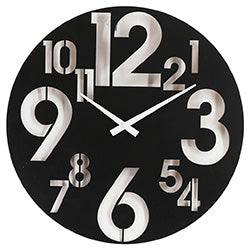 RELOJ DE PARED MDF D40x4CM DESORDEN NUMEROS