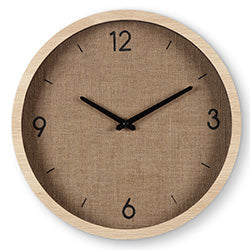 RELOJ DE PARED MDF D60x6CM NATURAL