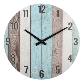 RELOJ DE PARED MDF D30X4CM FRANJAS VERTICAL