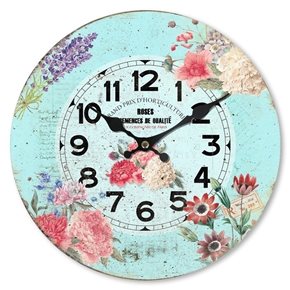 RELOJ DE PARED MDF D28.8X3.5CM ROSES