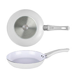 SARTEN 1.03L P/ INDUCCION VERONA BLANCO. D24/H4.3CM