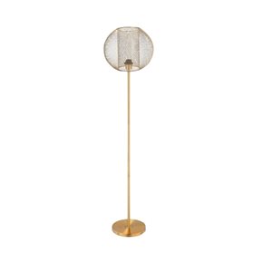 LAMPARA DE PIE D35x150CM METAL DORADO