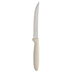 CUCHILLO DE MESA MANGO PLASTICO MARFIL