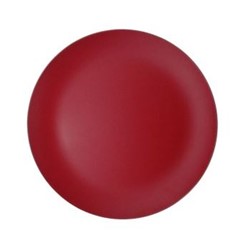 BANDEJA REDONDA  41CM DIAM MADERA ROJO