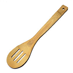 CUCHARA PERFORADA 30CM BAMBOO
