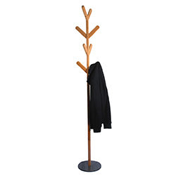 PERCHERO MADERA BAMBOO BASE GRANITO 28x190CM NATU