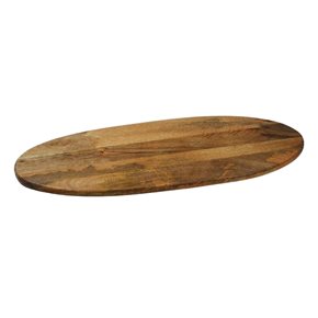 TABLA OVAL P/SERVIR 66X26X1.5CMS MADERA ACACIA