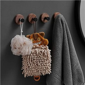 SET X4 PERCHEROS DE PARED RED. ADHESIVOS NAT/NEG