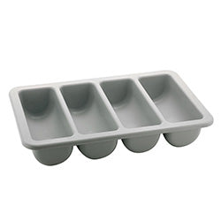 CUBIERT.RECT 4DIV TERMOPLAST.GRIS. 53X33X10CM