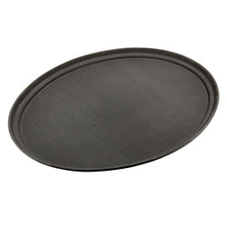 BANDEJA OVAL ANTIDES TERMOPLASTICO Y GOMA. 56X67.5CM