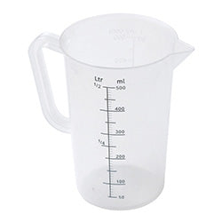 JARRA 500ML MEDIDORA PLASTICO SUNNEX