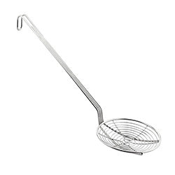 ESPUMADERA A.INOX.C/GANCHO D18/38CM PROF