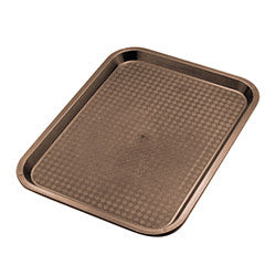 BANDEJA RECT PLAST MARRON SUNNEX. 41.5X31CM