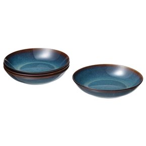 PLATO HONDO CERAMICA D20CM ORGANIC AZUL