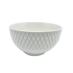 BOWL D14x7.5CM BLANCO TEXTURADO