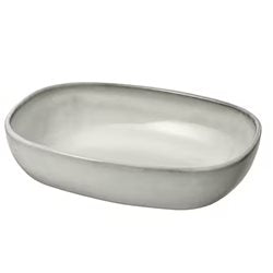 ASADERA CERAMICA 31x23x7CM ORGANIC GRIS