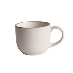 MUG CERAMICA 500ML RUSTICO BLANCO