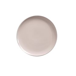 PLATO DE POSTRE CERAMICA D22CM RUSTICO ROSA