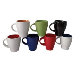 MUG CERAMICA 355ML COLORES SURTIDOS