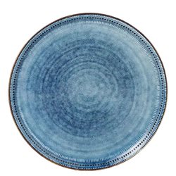 PLATO DE MESA D28CM PINTADO AZUL