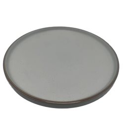 PLATO DE POSTRE D22CM BEIGE/AZUL