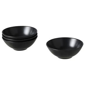BOWL CERAMICA D11CM IBIZA NEGRO