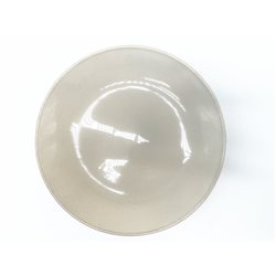 PLATO DE MESA CERAMICA D29CM BEIGE
