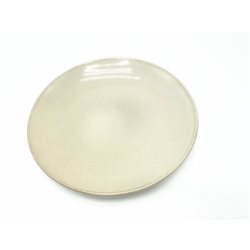 PLATO DE POSTRE CERAMICA D22CM BEIGE