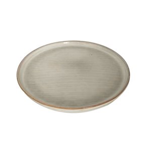 PLATO DE MESA D27CM RAYITAS GRIS