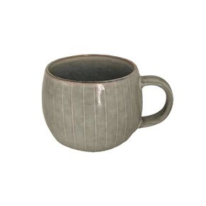 TAZA 110ML RAYITAS GRIS