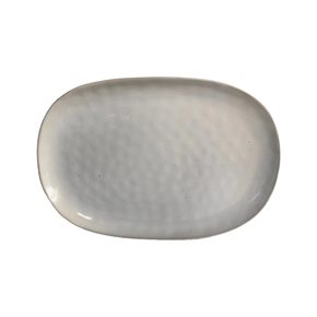FUENTE 41x28x3CM GLAZE BLANCO