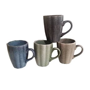 MUG 415ML FACETADO GLAZE SURTIDO