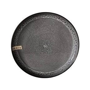 PLATO DE MESA D27CM PARIS GRIS