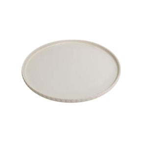 PLATO MESA CERAMICA D27CM NIMBO BLANCO