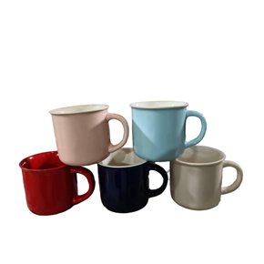 MUG RECTO  350 ML INTERIOR BLANCO EXT.COLORES SURT
