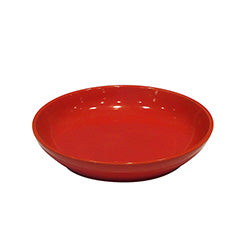 PLATO DE POSTRE 15CM PORCELANA ROJO