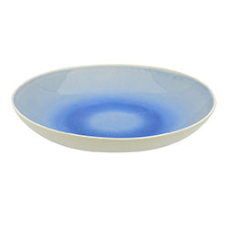 PLATO HONDO 22CM CELESTE DEGRADE C/ GRIS