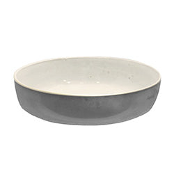 BOWL 20CM GRIS INTERIOR BEIGE