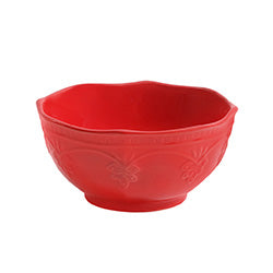 BOWL 15CM ROJO TEXTURADO
