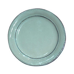 PLATO DE POSTRE D22CM AZUL C-BORDE OSCURO
