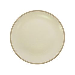 PLATO DE POSTRE D20CM BLANCO-BEIGE