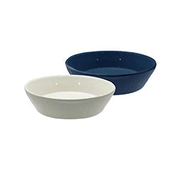 BOWL REDONDO 250ML BLANCO O AZUL. D13XH3.4CM