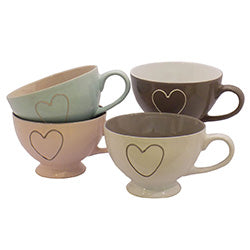 MUG 533ML RELIEVE CORAZON SURTIDO