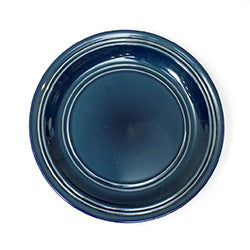 PLATO DE POSTRE 23CM AZUL C/TEXTURA