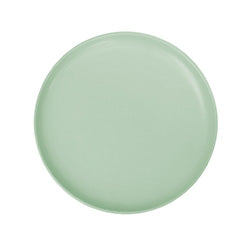 PLATO DE POSTRE 20CM BORDE RECTO VERDE CLARO