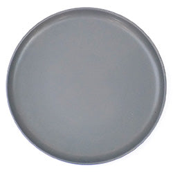PLATO DE MESA 28CM BORDE RECTO GRIS